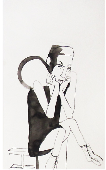 julie Doutrelepont dessin encre