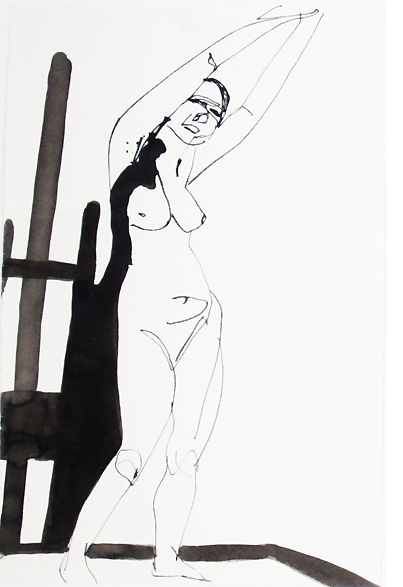 julie Doutrelepont dessin encre