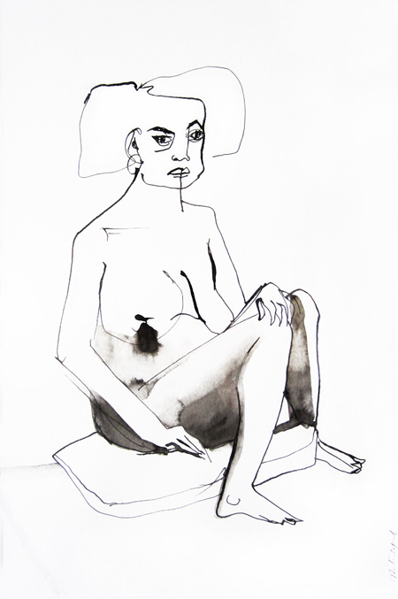 julie Doutrelepont dessin encre